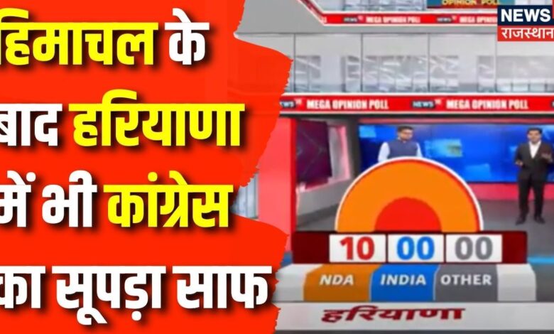 News18 Mega Opinion Poll: Opinion Poll के अनुसार Haryana में नहीं खुलेगा Congress का खाता