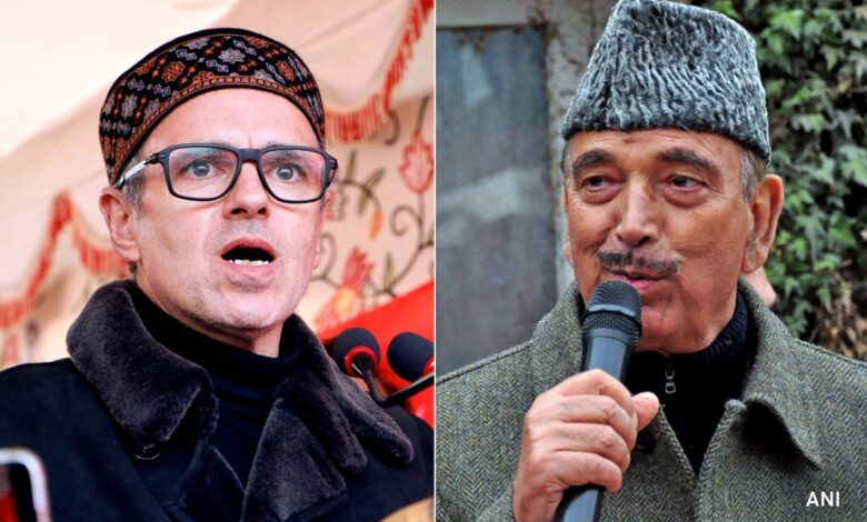 Ghulam Nabi Azad's 'Tourist' Jibe At Omar Abdullah