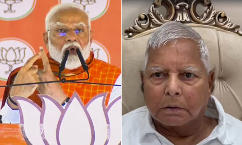 PM Modi's Fodder Swipe At Lalu Yadav, His Not Bigger OBC Than Me Reply