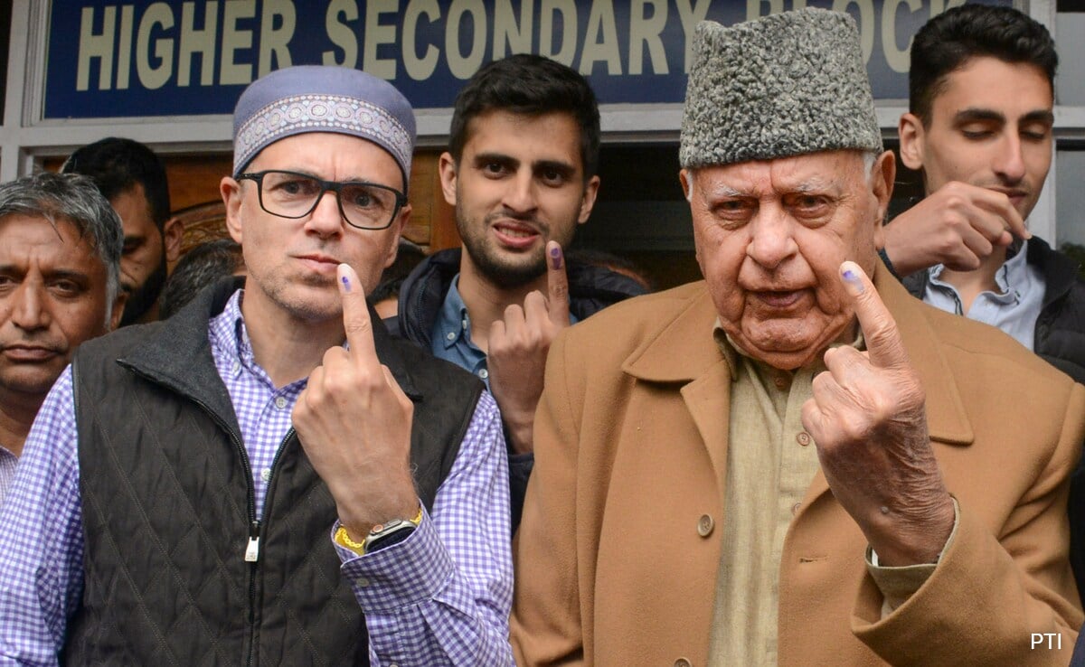 3 Generations Of Abdullah Family Cast Vote In J&K In 4th Phase Of Polling