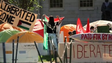 Harvard University Faces Off With Student Protesters As MIT Clears Camps