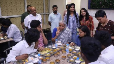 Lively Interaction, Nirmala Sitharaman's Chat With Students At Andhra Pradesh, Telangana Bhawan Canteen