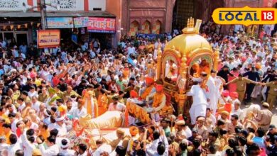 Mahavir Ji Temple, Karauli - royal rathyatra  Rath Yatra is organised once a year, lakhs of people from India and abroad come to watch it – News18 हिंदी