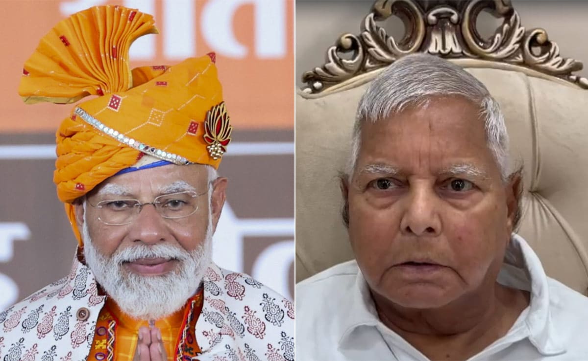 PM Modi's 'Fodder' Swipe At Lalu Yadav, His 'Not Bigger OBC Than Me' Reply