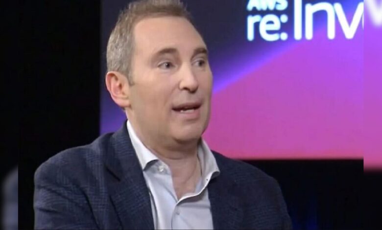 know person and ceo of andy jassy who will replace jeff bezos in amazon