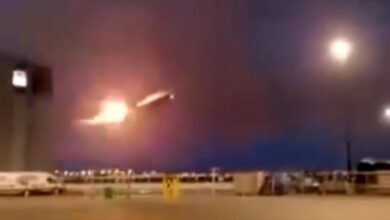 Flames Shoot Out Of Air Canada Plane Engine In Bursts Just After Take-Off