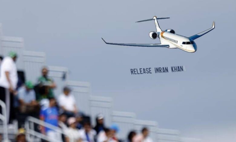 IND-PAK मैच के बीच उड़ा एक प्‍लेन, न्‍यूयॉक स्‍टेडियम के ऊपर किया कुछ ऐसा, गरमाई पड़ोसी देश की सियासत