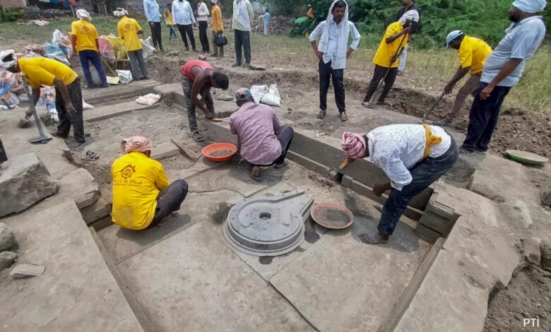 Lord Shiva's Temple Base Discovered Underground In Maharashtra's Nanded