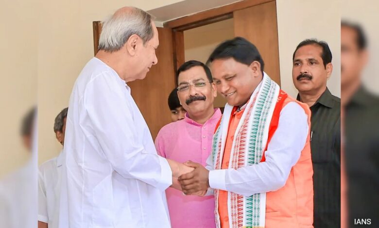 Odisha Chief Minister-Designate Mohan Majhi Meets Naveen Patnaik, Invites Him To Oath Ceremony