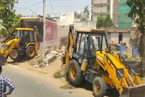 jaipur buldozer action