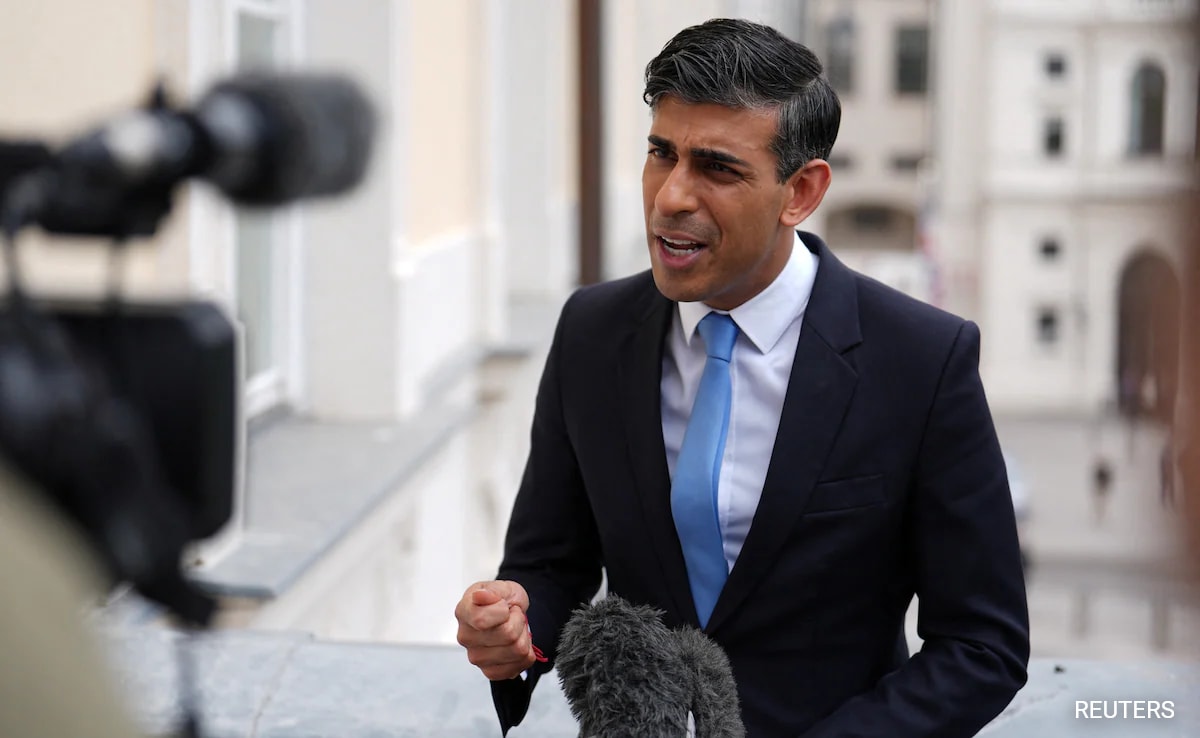 UK PM Rishi Sunak's Party Says Will Define Sex As Biological To End 'Ambiguity'