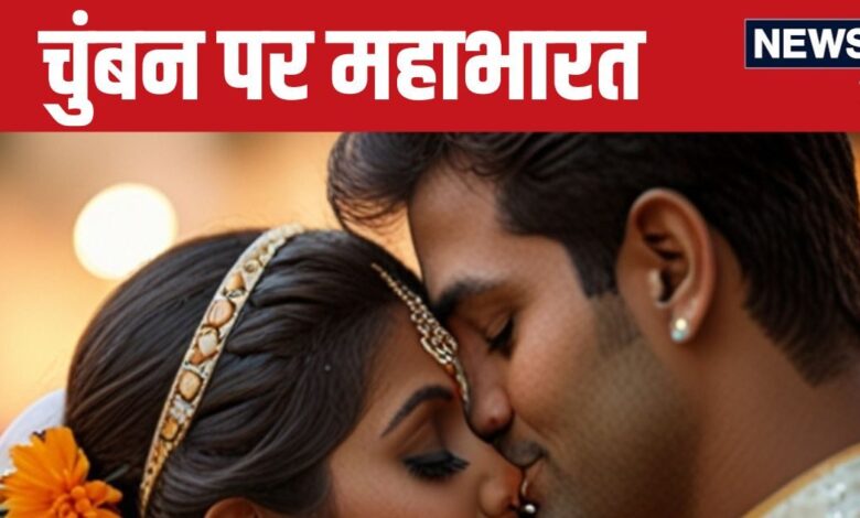 दुल्‍हन को देखते ही बावला हुआ दूल्‍हा, ऐसे किया Kiss कि मच गया गदर, 24 घंटे बाद घर से भागी लड़की - groom went mad to see bride kiss openly at forehead people anger next morning girl eloped