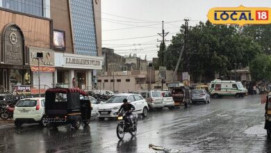 भीलवाड़ा में बदला मौसम का मिजाज, झमाझम हुई बारिश से खिले किसानों के चेहरे-Weather changed in Bhilwara, faces of farmers blossomed due to heavy rain