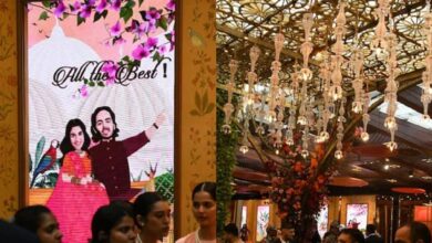 Anant Ambani-Radhika Merchant Wedding: मामेरु सेरेमनी के लिए दुल्‍हन की तरह सजा एंटीलिया, हर तरफ खुशियां ही खुशियां - anant ambani radhika merchant wedding antilia decked up for mameru ceremony photos videos go viral