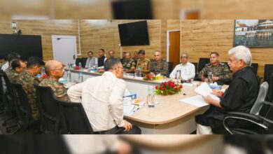 J&K Lt Governor Chairs High-Level Security Review Meet, Army Chief Also Present