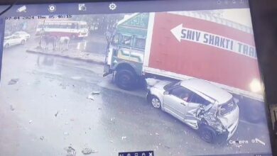 On Camera, Hisar Delhi Public School Bus Crashes Into Several Vehicles, Rams Car Under Truck