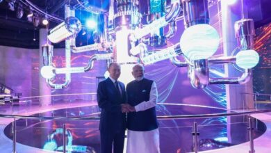 PM Modi Visits Exhibition On India-Russia Cooperation In Civil Nuclear Energy