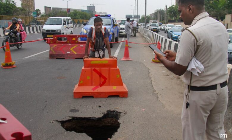 Same Part Of Gurugram Flyover Collapses Again, Had Taken 3 Months To Repair