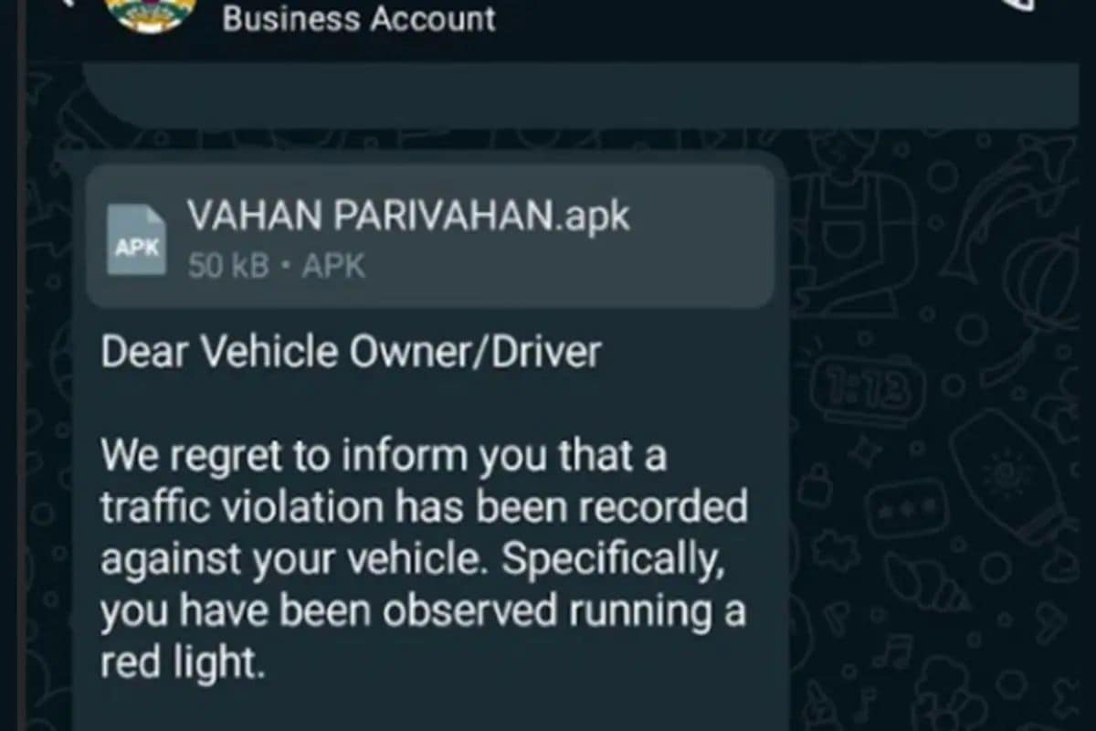 fake whatsapp echallan cloudsek whatsapp