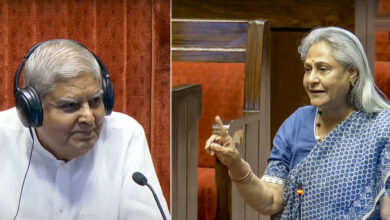 In Parliament Banter Between Jaya Bachchan And Veep, A Cameo By Amitabh