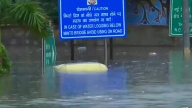 Auto, School Bus Get Stuck In Waterlogged Minto Bridge Underpass, 3 Rescued