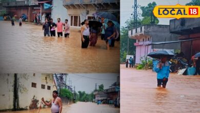 The devastation caused by rain in Karauli continues for the third day, water everywhere.. Flood like situation, people's anger erupted due to heavy waterlogging