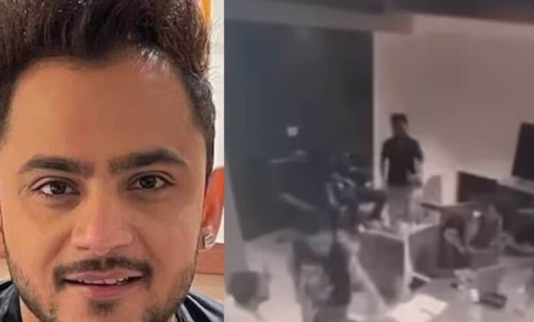 मीटिंग में बैठे थे Millind Gaba, पहले पी शराब फिर पड़ोसी का पकड़ा कॉलर, हाथापाई का CCTV वीडियो वायरल