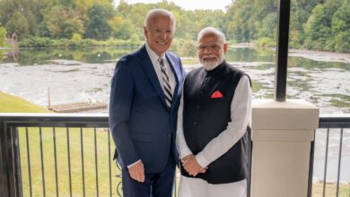 Biden Posts Pics Of Meeting PM Modi