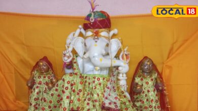 Bikaner's first Ganesh temple, right trunk and moon on the forehead, this wish is fulfilled by taking parikrama.