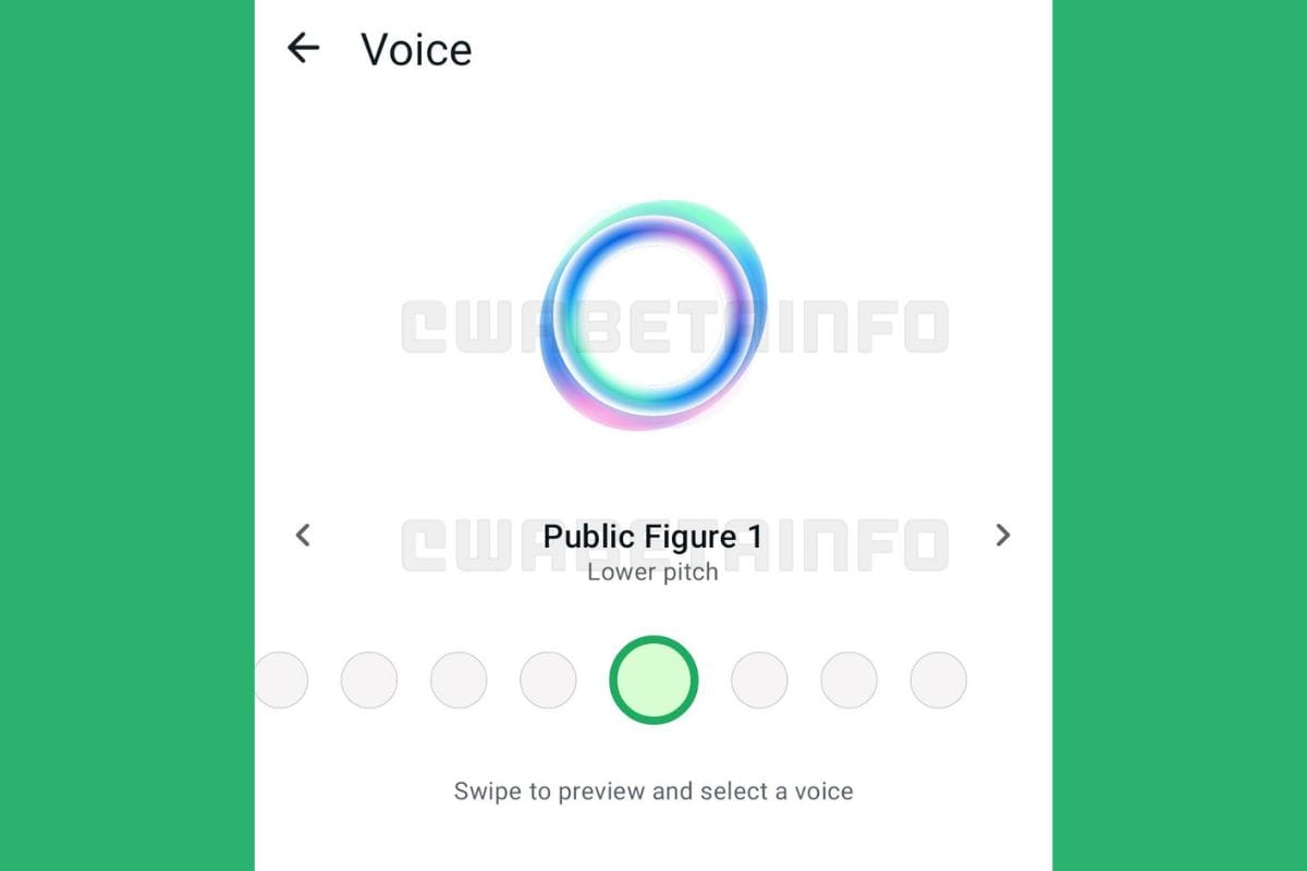 whatsapp meta ai voice options WhatsApp Meta AI Voices