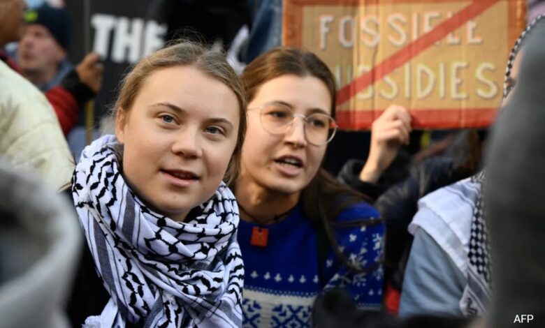Greta Thunberg Detained In Brussels For Blocking Road During Protest