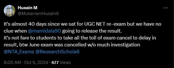 UGC NET Result 2024