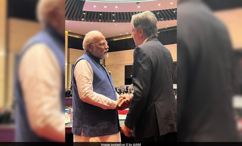 PM Modi Meets Antony Blinken On Sidelines Of ASEAN Summit