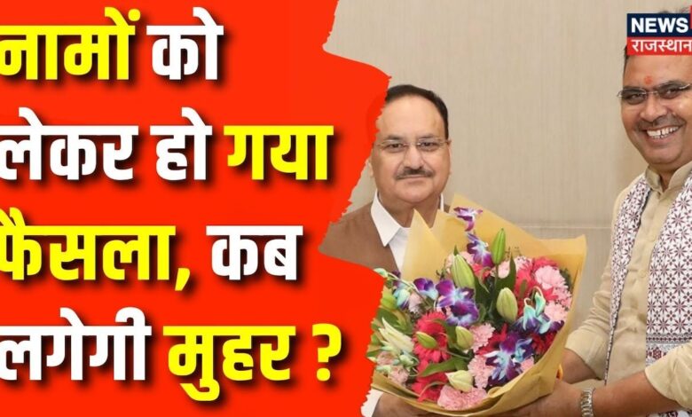 Rajasthan Byelection 2024 : उप-चुनाव को लेकर CM पहुंचे Delhi | JP Nadda | BJP