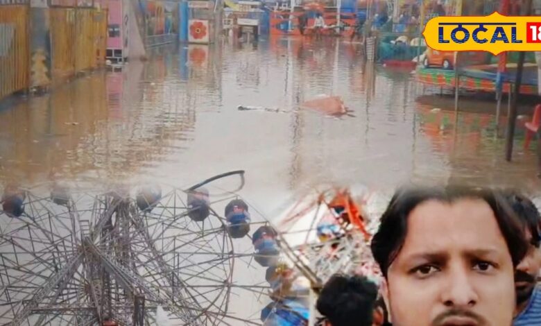  Sudden change in weather in Bharatpur, loss worth lakhs due to collapse of swings and shops in Jaswant fair