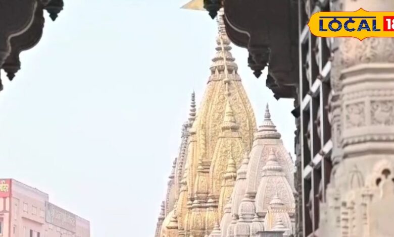 काशी विश्वनाथ मंदिर के गर्भगृह में अव्यवस्था, अरघे में गिरे महिला और पुरुष, Video Viral