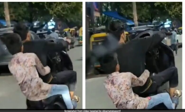 Minor Performs Dangerous Scooter Stunt On Road, Bengaluru Police Reacts