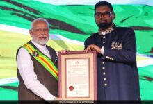 PM Modi Conferred With Guyana's Highest National Award 'The Order Of Excellence'