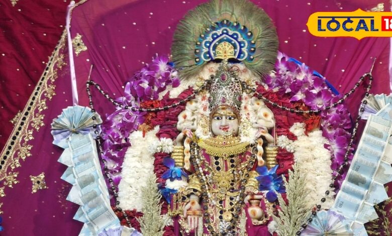 diwali 2024 Bhatiyani Chouhata Mata Laxmi Temple Maa Lakshmi was decorated grandly Wore 15 lakh clothes in three days