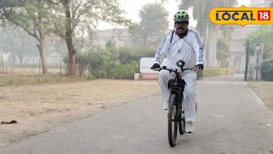drive-one-hundred-ten-kilometre-cycle-in-thirteen-hours-even-after-knee-replacement - News18 हिंदी