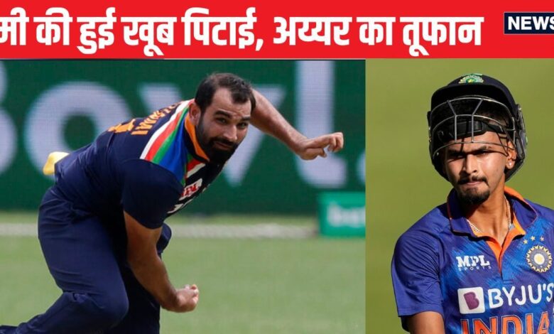 नौसिखिया टीम ने मोहम्मद शमी को जमकर पीटा, अय्यर ने खेली तूफानी पारी, पृथ्वी शॉ का नहीं खुला खाता