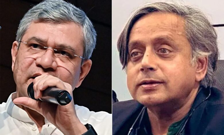 "If Needed, Sit On Dharna..." Ashwini Vaishnaw To Shashi Tharoor In Lok Sabha