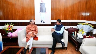 Uddhav Thackeray Meets Devendra Fadnavis For 1st Time After Poll Rout