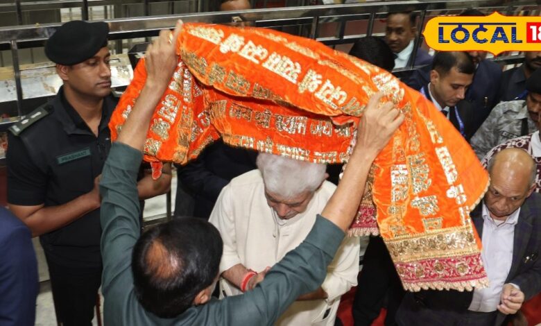 khatushyam ji temple siker Lieutenant Governor of jammu and kashmir manoj sinha worshiped Baba Shyam