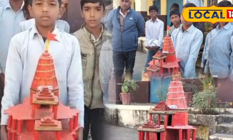 12 साल के बच्चे ने सिर्फ 530 रुपए में बनाया राम मंदिर का मॉडल, उसकी कला के कायल हुए लोग