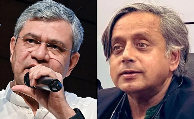 'If Needed, Sit On Dharna...' Ashwini Vaishnaw To Shashi Tharoor In Lok Sabha