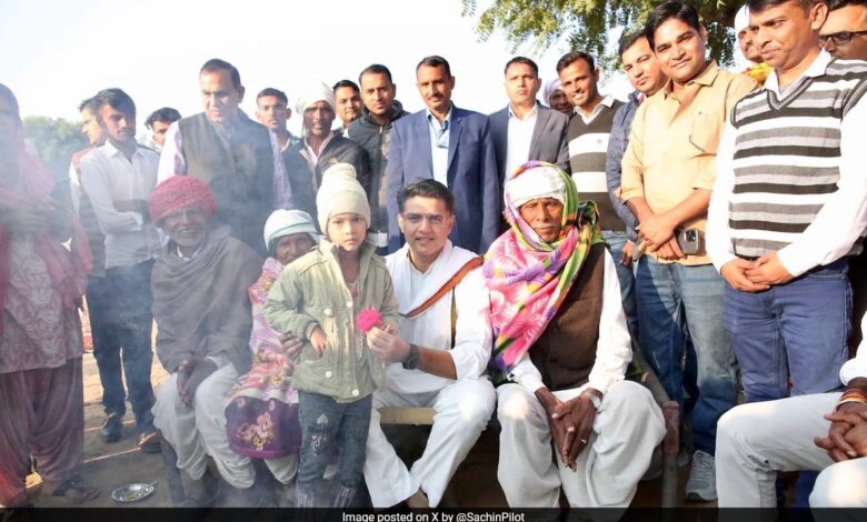 Sachin Pilot Stays At Farmer's House In Tonk, Discusses Their Concerns