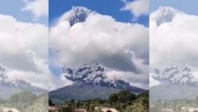 Volcano Erupts In Philippines Spewing Huge Ash In Sky, Evacuations Underway