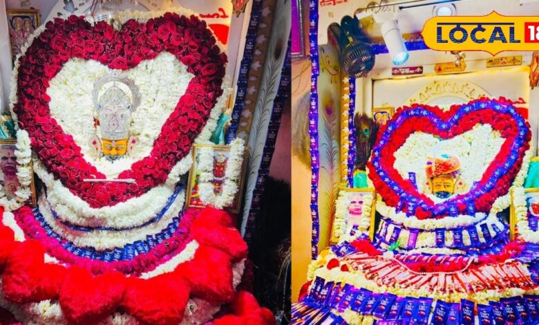 Valentine's special:On Valentine's Week, the decoration in this temple of Khatushyam becomes the center of attraction for the devotees, every time the decoration here is something special