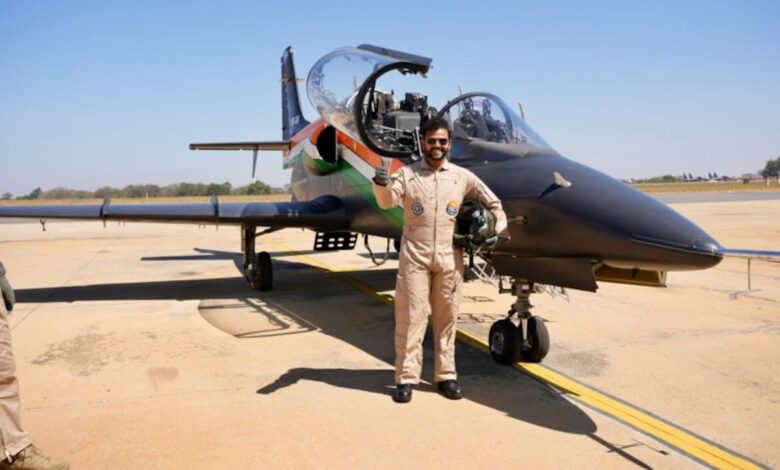 Aviation Minister Takes Sortie In Jet Trainer